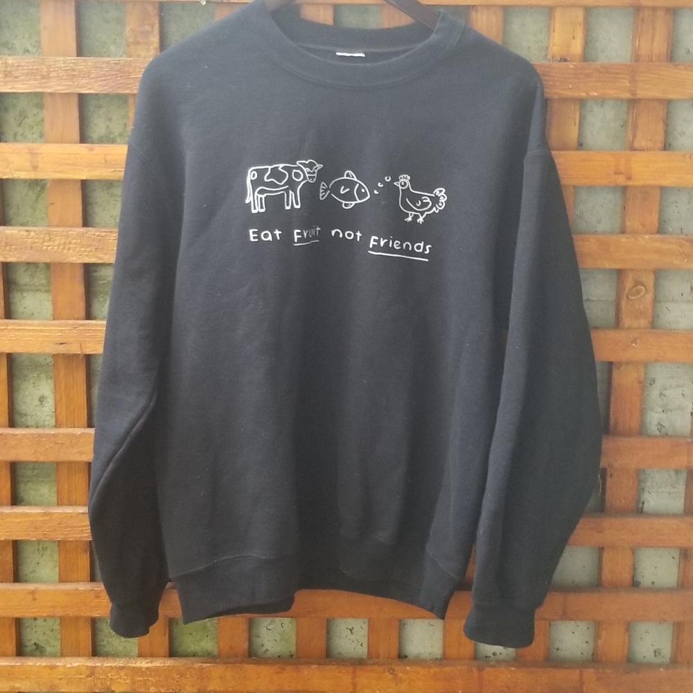 Black Vegan Sweatshirt
